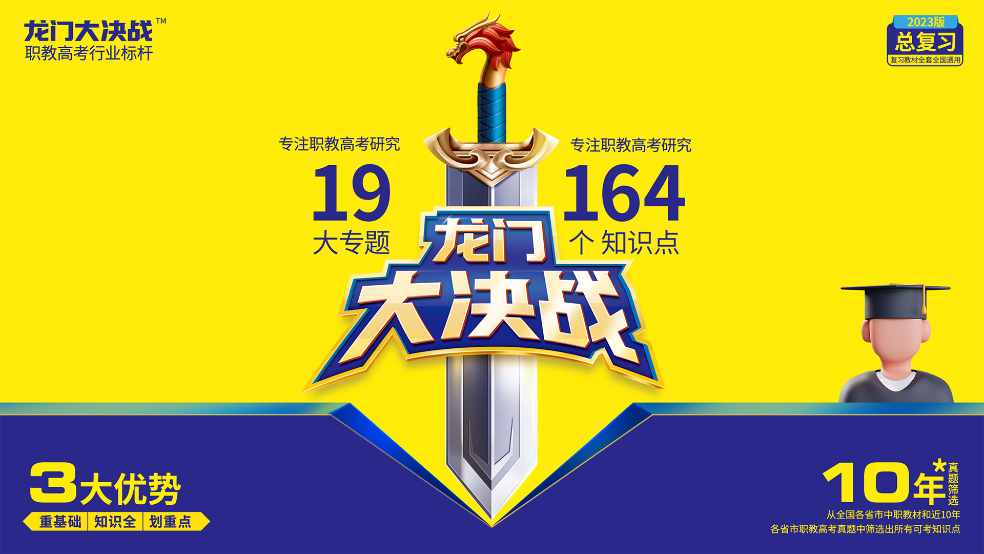 龙门大决战教辅品牌logo与封面设计
